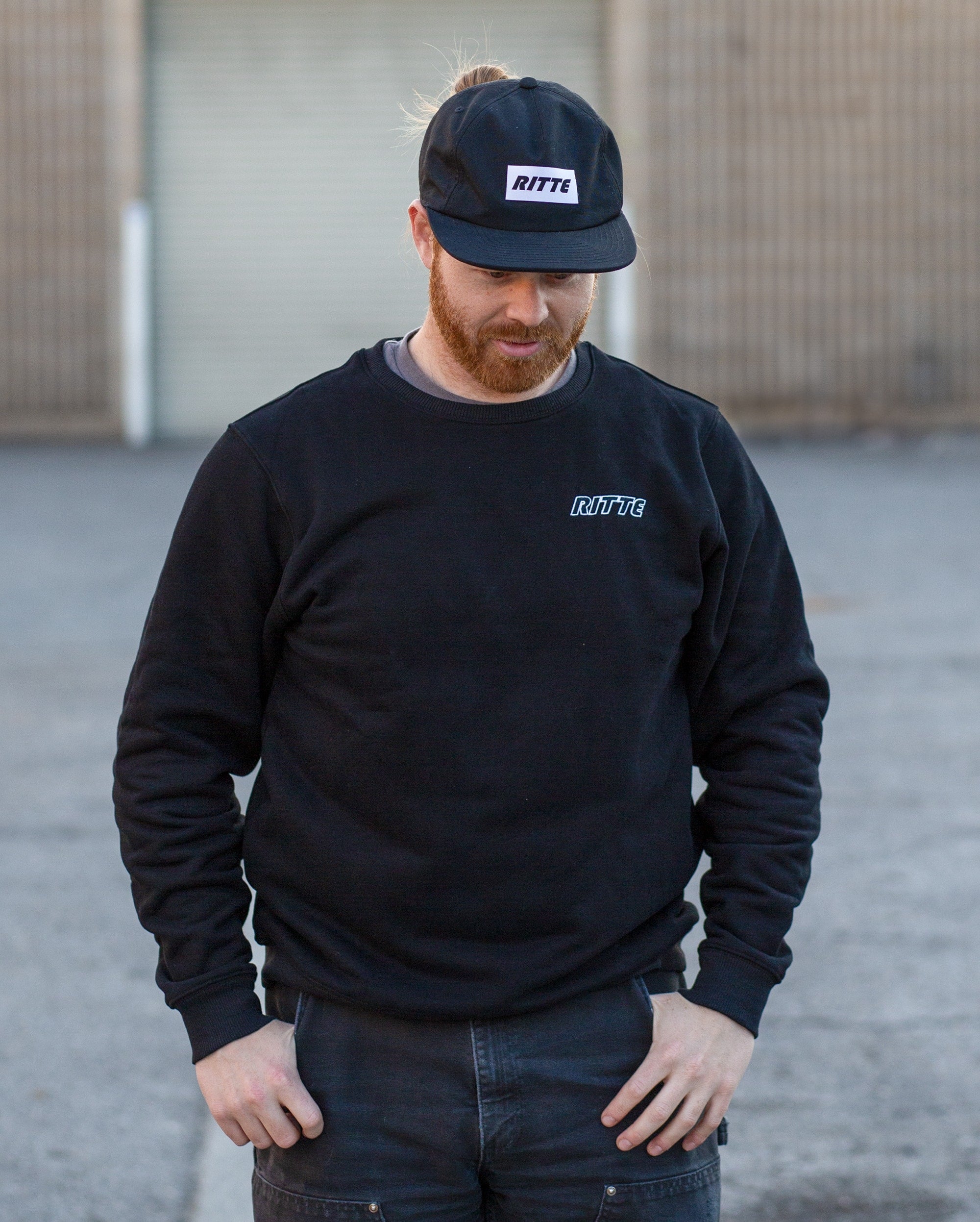 Ritte Crewneck Sweatshirt - XS / Black