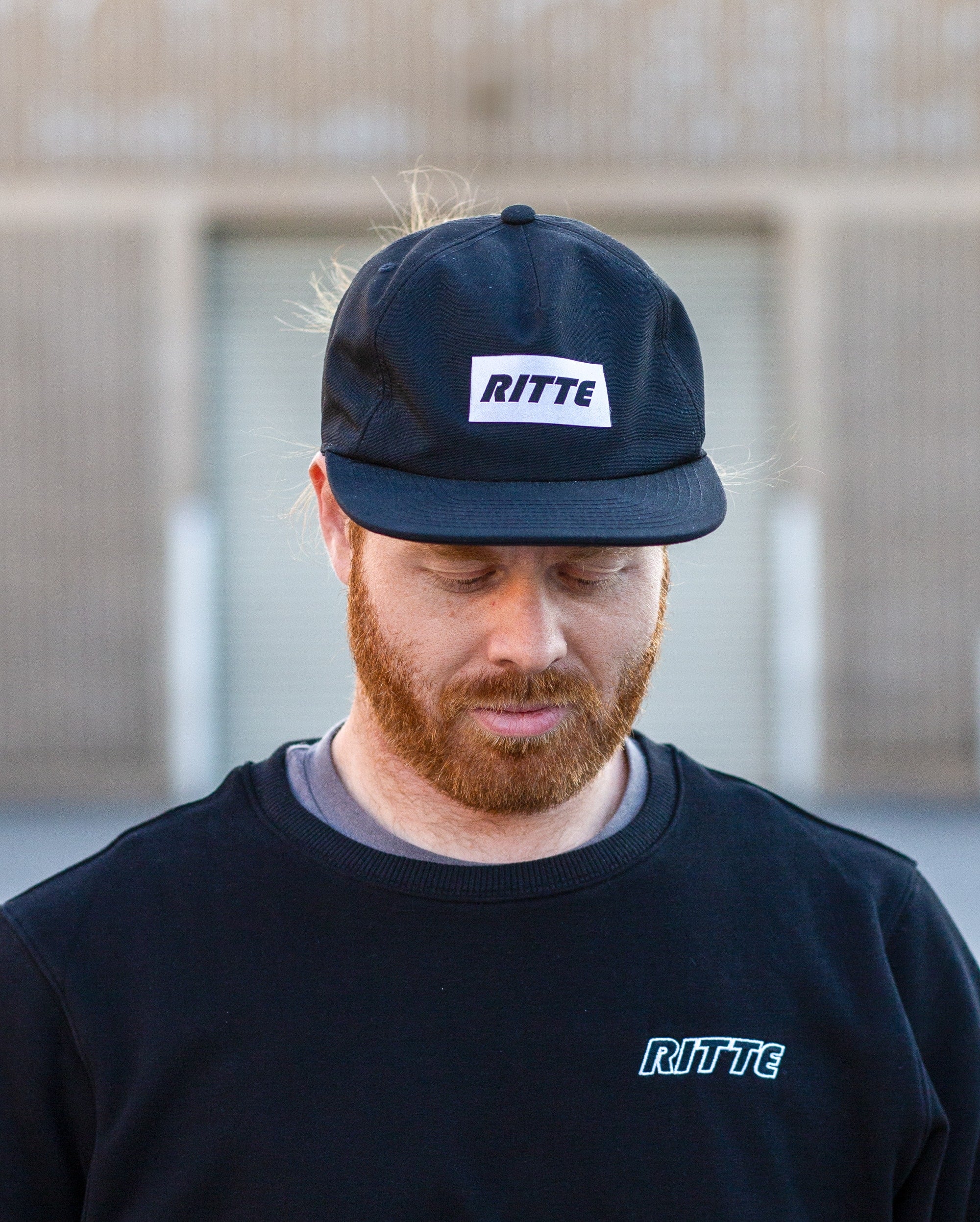 Ritte Tilt Logo Hat - Black