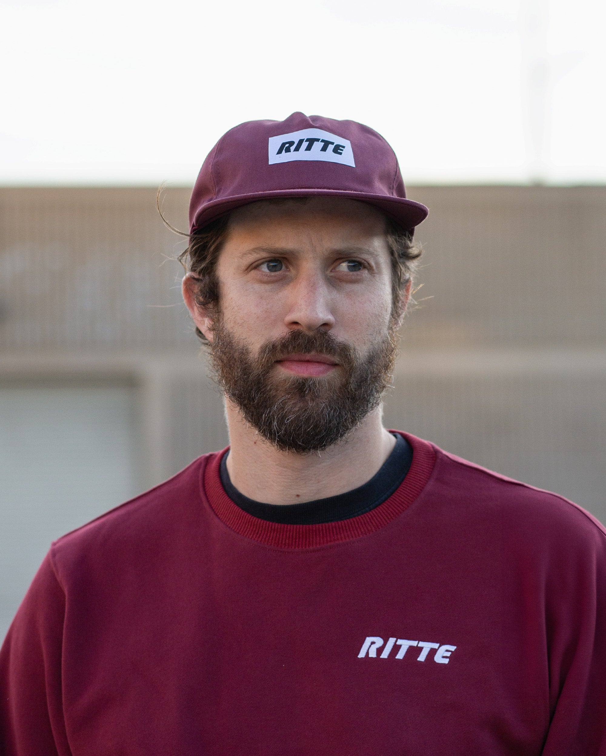 Ritte Tilt Logo Hat - Red